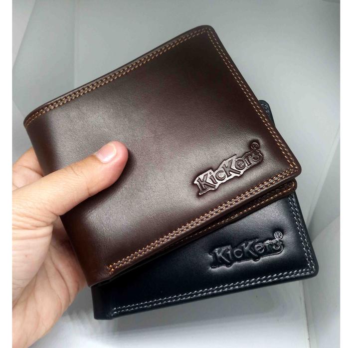 Gambar Dompet lipat pria full kulit sapi pull up - Hitam dari GARDU KULIT undefined Tokopedia