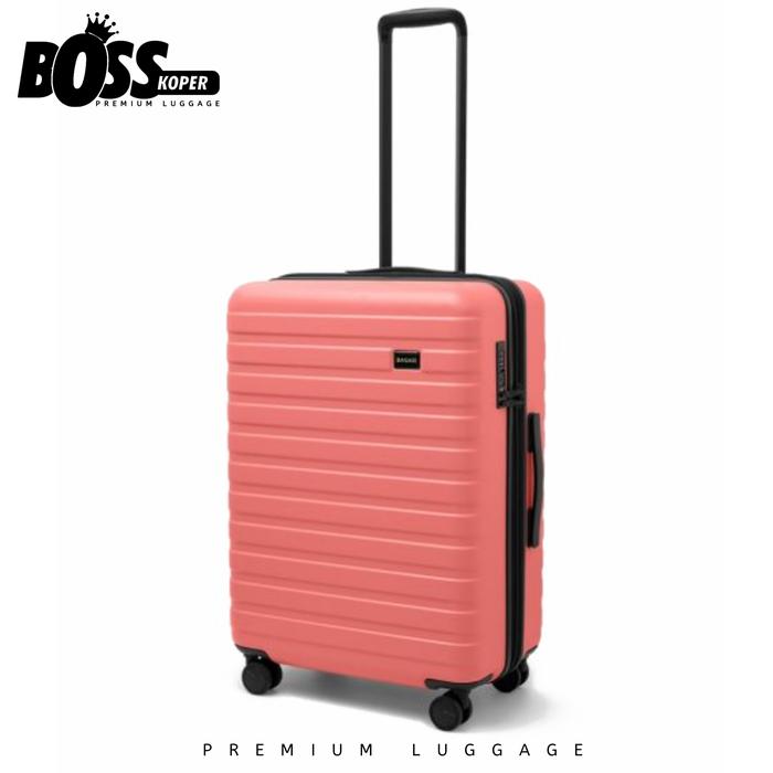 Gambar Koper 24 Inch Medium Size By LOJEL BAGASI TSA + Expand Original - Coral dari Boss Koper undefined Tokopedia