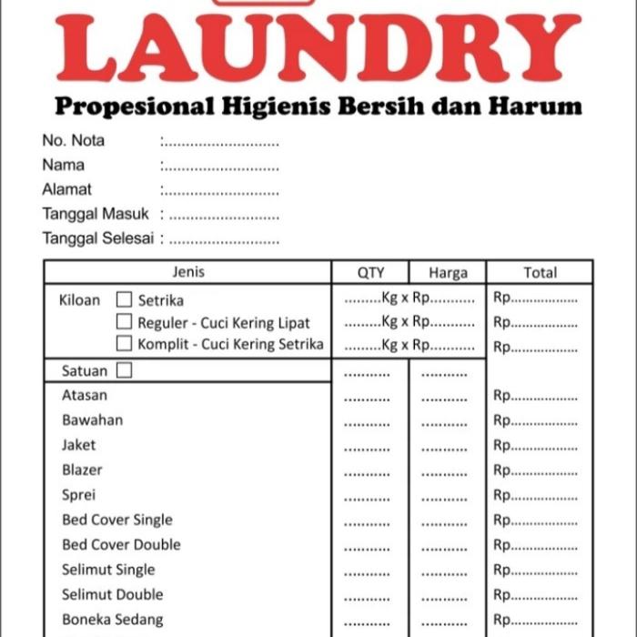 Gambar CETAK NOTA COSTUM 1 RIM - 2 warna, 1 ply dari Icc adv undefined Tokopedia