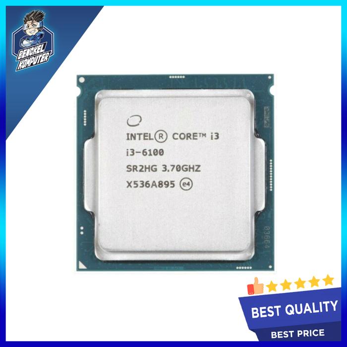 Gambar PROCESSOR INTEL CORE I3 6100 TRAY SOCKET LGA 1151 TANPA FAN dari bengkelkomputerptk undefined Tokopedia