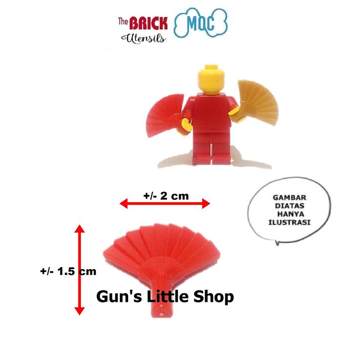 Gambar Minifigure - Accessories Folding Fan Kipas loose dari Gun's LS OS undefined 4 Tokopedia