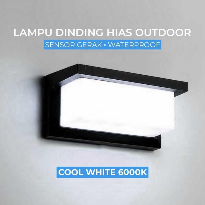 Gambar 18W Lampu Hias LED Cool White Dinding Rumah Outdoor Outdor Waterproof - Hitam dari HASIBU undefined Tokopedia