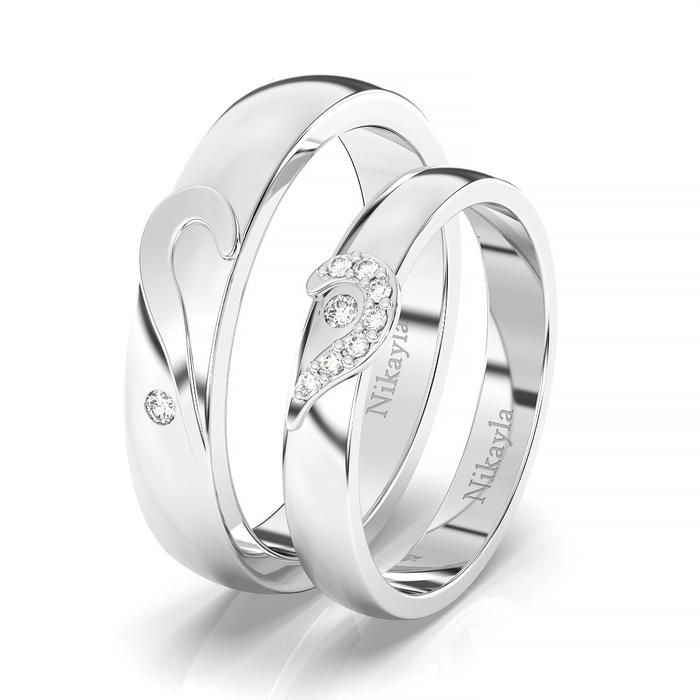Gambar Nikayla Jewelry - Cincin Perak Couple Silver Murni D12 - Silver dari Nikayla Jewelry undefined Tokopedia