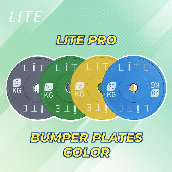 Gambar BUMPER PLATE LITE PRO Alat Gym - package dari Lite Fitness Indonesia undefined Tokopedia