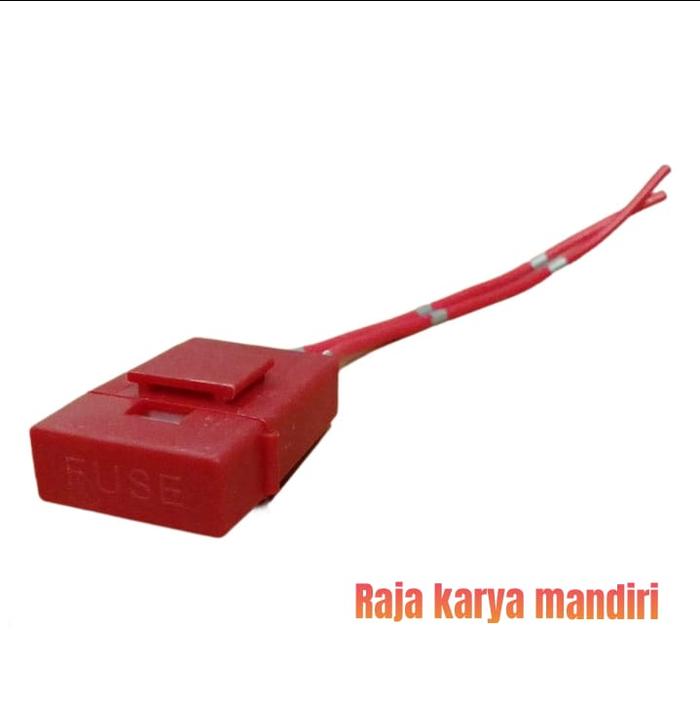 Gambar SOKET FUSE HOLDER BOX DX CERAMIC RUMAH SEKRING TANCAP KERAMIK - kabel bintik dari PRABU LED undefined Tokopedia