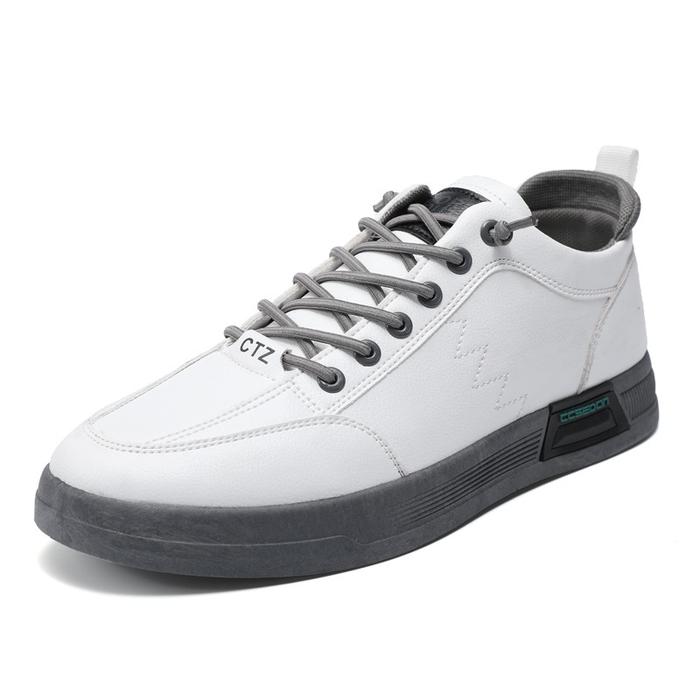 Gambar Sepatu Formal Santai Pria Casual Import Sepatu Sneakers Running Sport - Putih, 39 dari OneMMA undefined Tokopedia