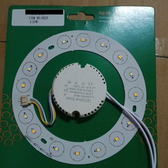 Gambar lampu tl ring led bulat 12 w 18 w 24 w 36 w baret tl bulat ring 3warna - RING LED 12 WAT dari PROLED ELECTRIC undefined Tokopedia