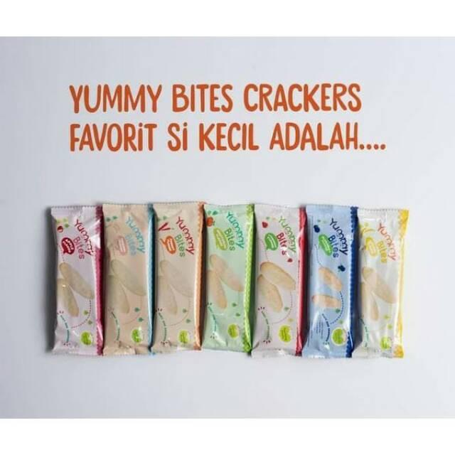 Gambar yummy bites sachet/yummy bites/yummy bites 123/yummy bites crackers dari Babyqueensha_NEW undefined Tokopedia