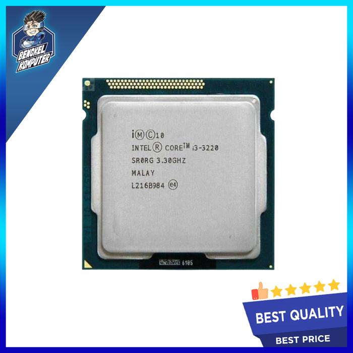Gambar PROCESSOR INTEL CORE I3 3220 TRAY SOCKET LGA 1155 TANPA FAN dari bengkelkomputerptk undefined Tokopedia