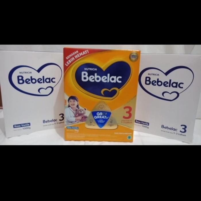 Gambar bebelac 3 vanila 1000 gram dus putih (split kemasan 3 kg) dari GMI29 undefined Tokopedia