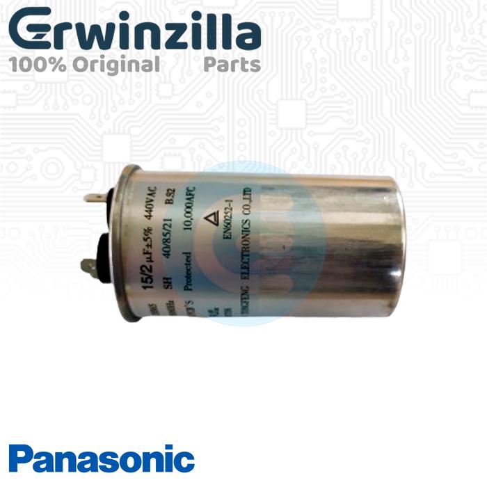 Gambar Dual Kapasitor Kompresor 15 uF & 2 uF / 1,5 uF 15/2 15+1,5 uF  AC 1/2 PK Panasonic Model R32 - 2 uF dari Erwinzilla Parts undefined Tokopedia