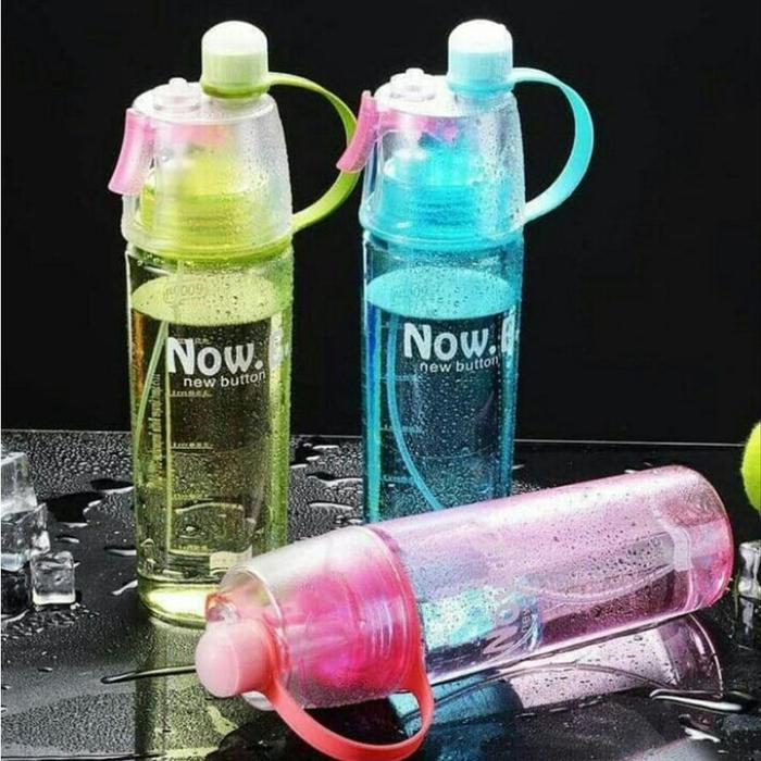Gambar " DS BOTOL MINUM NEW B SPORT SPRAY WATER BOTTLE 600 ML BOTOL MINUM - Pink dari Family Market_ undefined Tokopedia