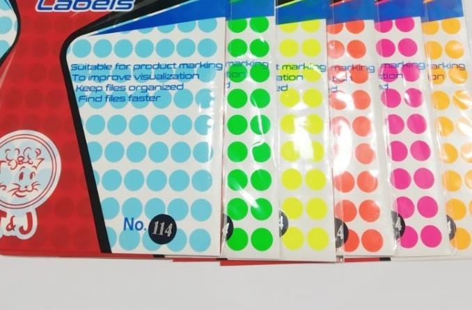 Gambar Label TOM & JERRY No.114 Bulat 13 mm isi 660 Tom&Jerry Sticker Stiker - Kuning dari SLPN-OFFICEL undefined Tokopedia