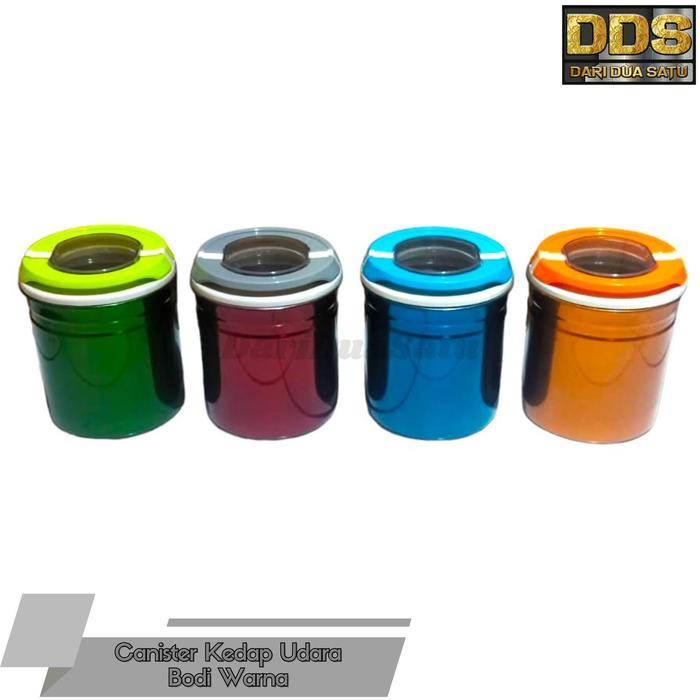 Gambar Toples Canister Stainless Kedap Udara 750 ml Tempat Kopi Gula Bumbu - Bodi Warna dari DariDuaSatu undefined Tokopedia