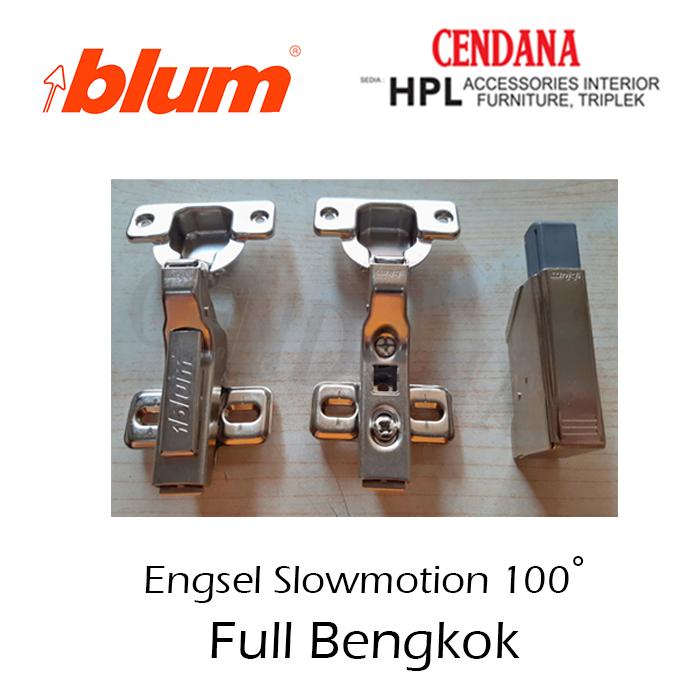 Gambar ENGSEL BLUM CLIP ON HINGE 100° - Lurus dari Cendana HPL undefined 5 Tokopedia