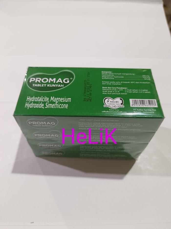 Gambar Promag Tablet 1 Pak - 4 Kotak dari HeLiK undefined Tokopedia