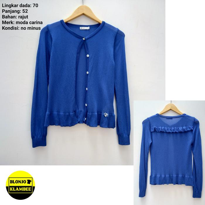Gambar Outer/Cardigan/Jaket Wanita/Rompi Wanita Rajut Second/Preloved/Thrift - 2 dari Blonjo Klambee undefined Tokopedia