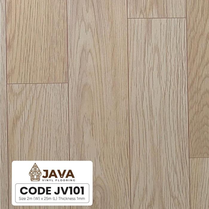Gambar Vinyl JAVA / Vinyl Lantai Murah / Vinyl Roll JAVA / Vinyl Motif Kayu / Vinyl Meteran - JV101 dari Bogor Dekor undefined Tokopedia