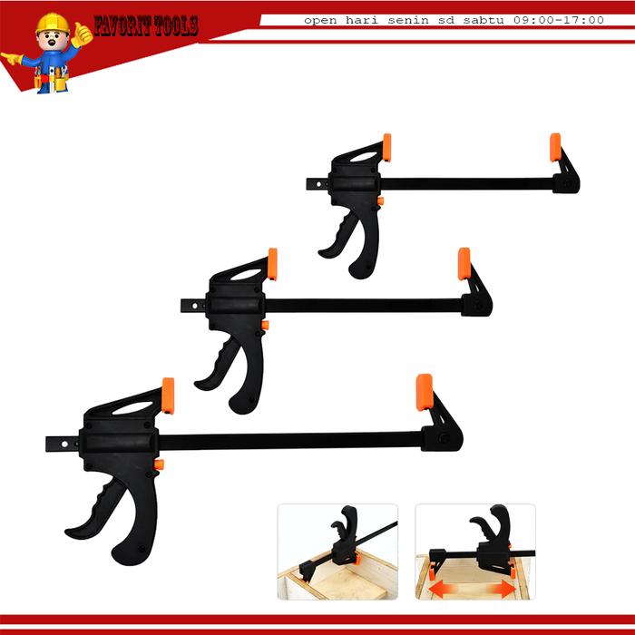 Gambar Alat Penjepit Kayu Feed 4'-6''-8'' Clam F Freed Alat Jepit Kayu Freed - 4 inch dari favorit.tools undefined Tokopedia