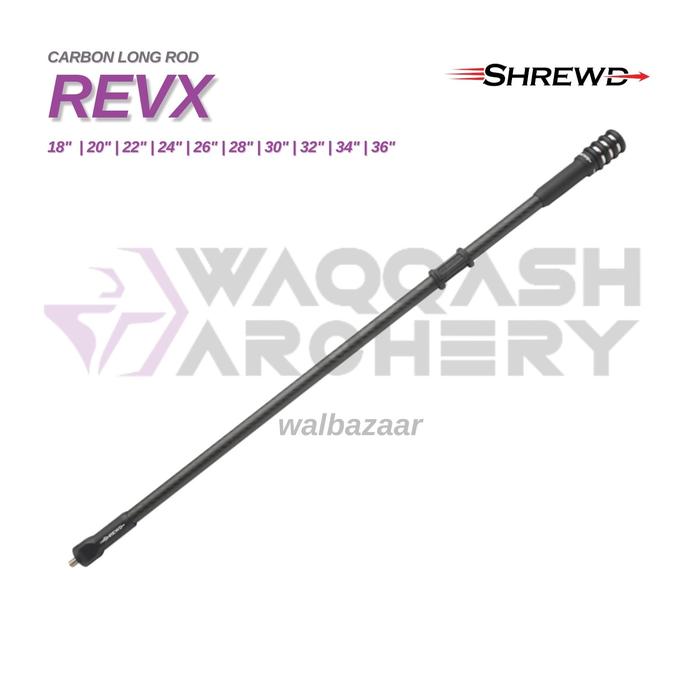 Gambar SHREWD REVX CARBON STABILIZER LONG ROD Compound Original - 26" dari AlBazaar undefined Tokopedia