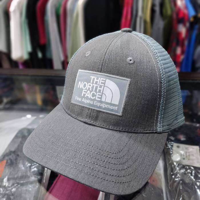 Gambar TOPI THE NORTH FACE HAT TNF MUDDER TRUCKER CAP ORIGINAL - Abu-abu dari Moonlight Outdoor undefined Tokopedia