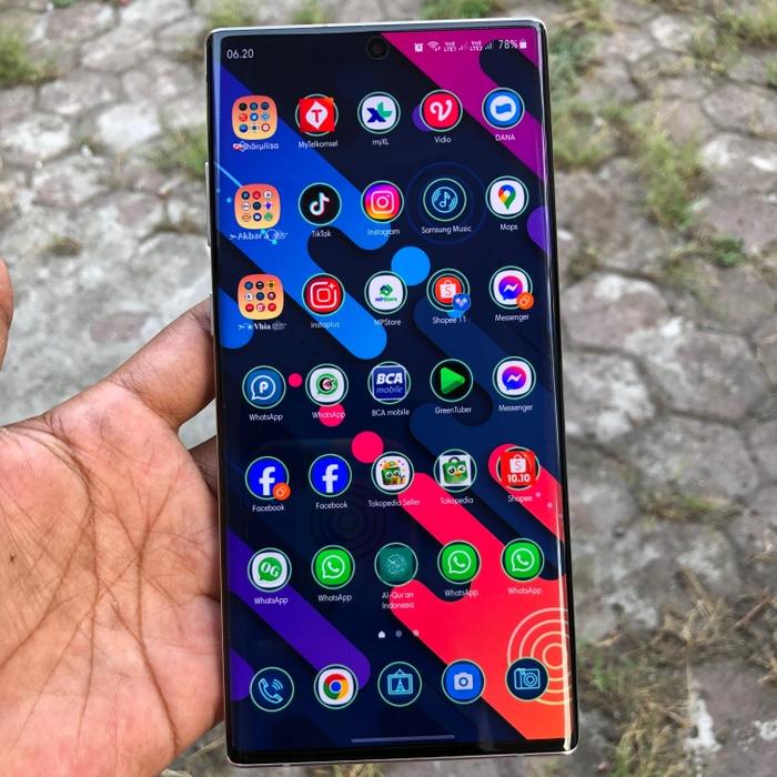 Gambar Samsung Galaxy Note 10 Plus RAM 12 / 512 GB Fullset Ori Segel Dan SEIN dari Ubay Cell undefined Tokopedia