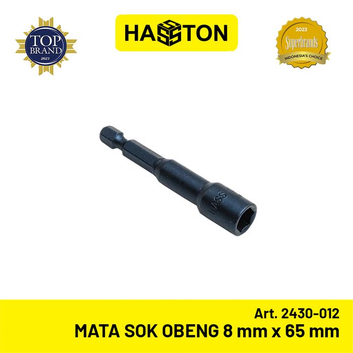 Gambar Hasston Mata Sok Obeng 8mmx65mm Super / Magnetic Nut Setter (2430-012) dari Hasston Tools undefined Tokopedia