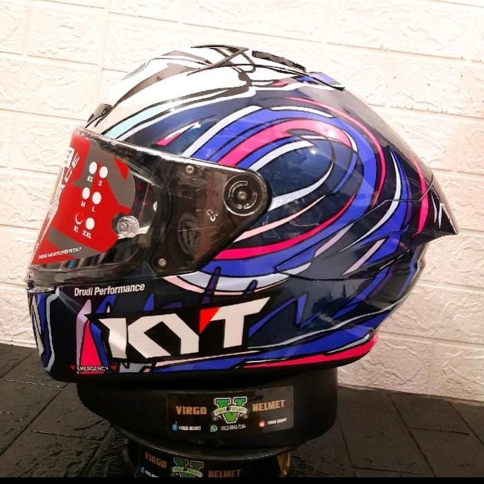 Gambar HELM KYT NZ RACE ESPARGARO 2021 SPESIAL LIMITED EDITION (WITH SPONSOR) - Bastianini, XL dari Kompashelmet undefined Tokopedia
