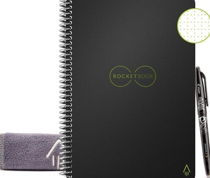 Gambar Rocketbook Everlast Reusable Smart Notebook Executive(6 x 8.8 inches) - Hitam dari nurbiashop undefined Tokopedia
