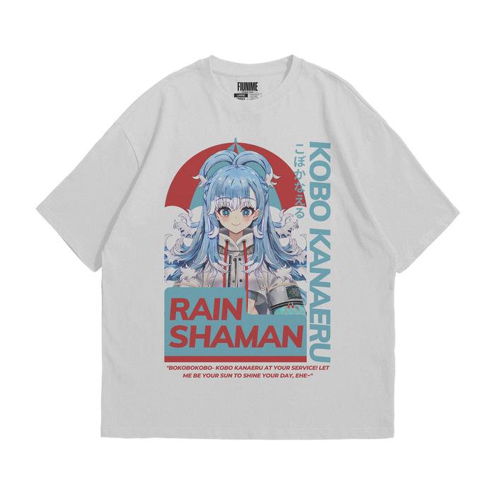 Gambar Kaos Hololive Kobo Kanaeru Rain Shaman Lengan Pendek - Putih, S dari Fiunime undefined 4 Tokopedia