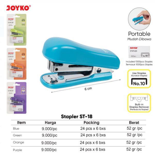 Gambar Joyko Stapler ST-18 dari BEBIBURP undefined Tokopedia