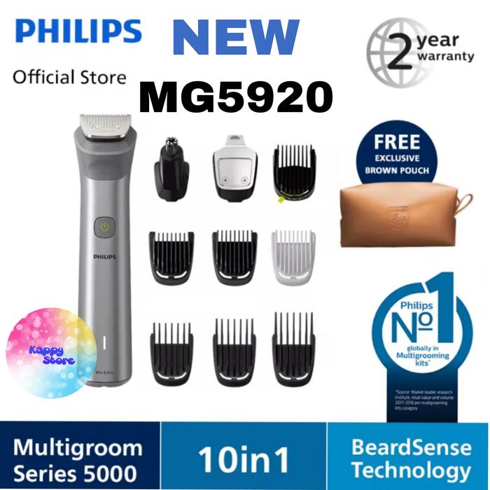 Gambar PHILIPS Multigroom / Alat Cukur / Grooming 11-in-1 MG5730 MG 5730 - MG5920 dari Kappy Store undefined Tokopedia