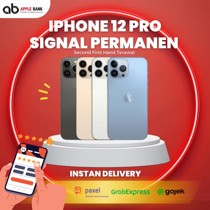 Gambar [TERDAFTAR] iPhone 12 12 MINI 12 Pro 12 Pro Max 512/256/64GB Second Original - Pro 128GB, WIFI ONLY dari Apple Bank BSD undefined Tokopedia