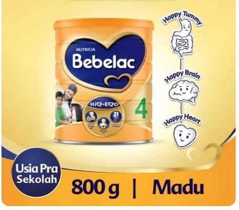 Gambar Susu Formula Bebelac 4 Kaleng 800gr - Madu / Vanilla - VANILLA dari Cemilan Yahud SBY undefined 4 Tokopedia