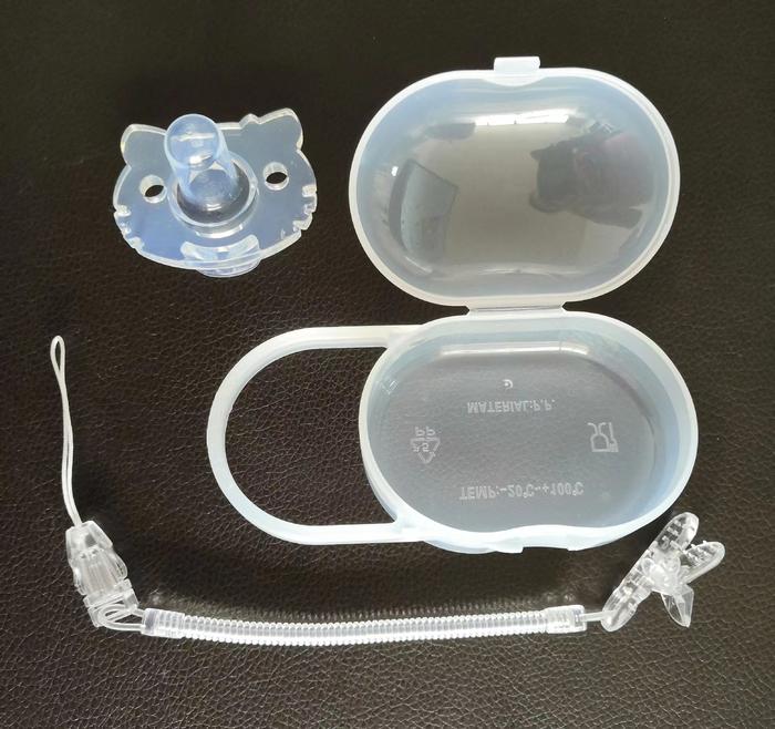 Gambar [1KG 26PCS] LBSJK Empeng Bayi Bentuk Kucing Bahan Silikon BPA free Box - BOXDOT BENING dari Minimamy undefined Tokopedia