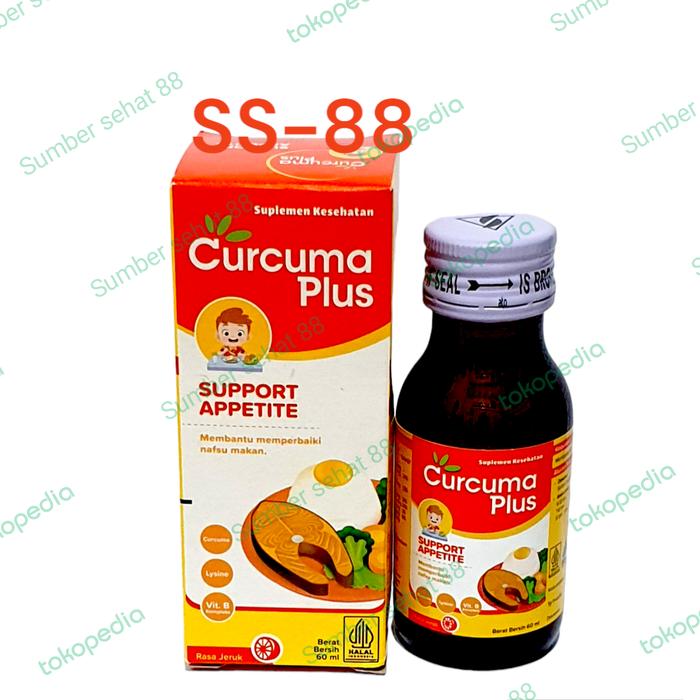 Gambar CURCUMA PLUS ~ SUPPORT APPETITE (60ml) dari Sumber sehat 88 undefined Tokopedia