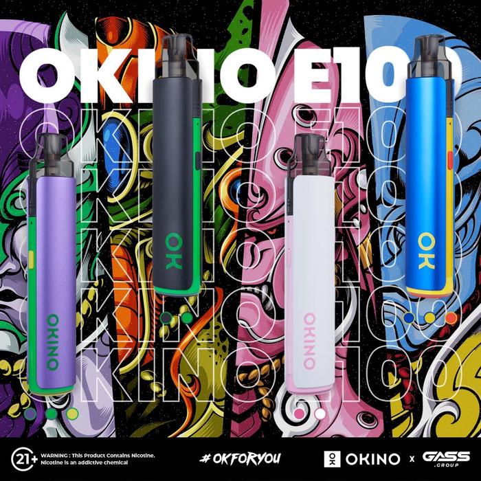 Jual Okino E100 650mAh Pod Kit Authentic by Gass x Okino - Okino Pod -  EVANGELION ENCT - Kab. Tangerang - Jakartavapers