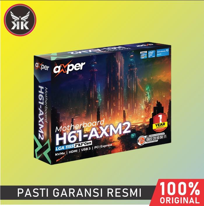 Jual MOTHERBOARD AXPER H61 AXM2 NVME - 1155 - Kota Malang - kios ...
