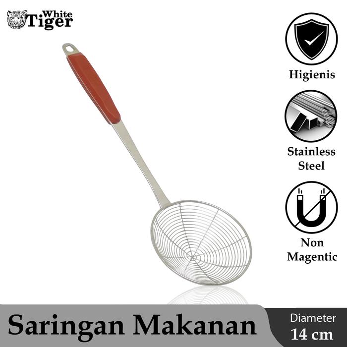 Gambar White Tiger 555 Saringan Mie / Penggorengan 14 - 18 CM Stainless ROS - 14 cm dari Rosh Kitchen Kota Administrasi Jakarta Barat Tokopedia