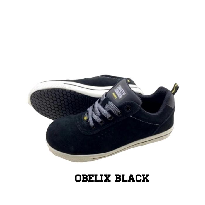 Gambar Sepatu Safety  JOGGER OBELIX BLACK S3 SRC ESD - BLACK, 00 dari SahabatSuksesStore undefined Tokopedia