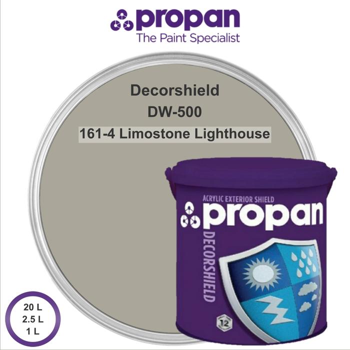 Gambar CAT PROPAN DECORSHIELD DW-500 2.5 LT - 161-4 LIMESTONE LIGHTHOUSE dari PROPAN Authorized Store undefined Tokopedia