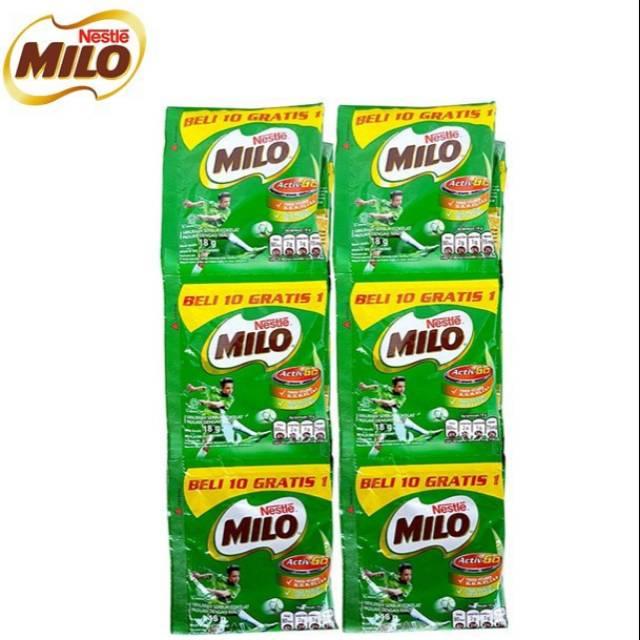 Gambar Milo Sachet 1 Renceng 10+1 pcs dari Klampis Mart Surabaya undefined Tokopedia