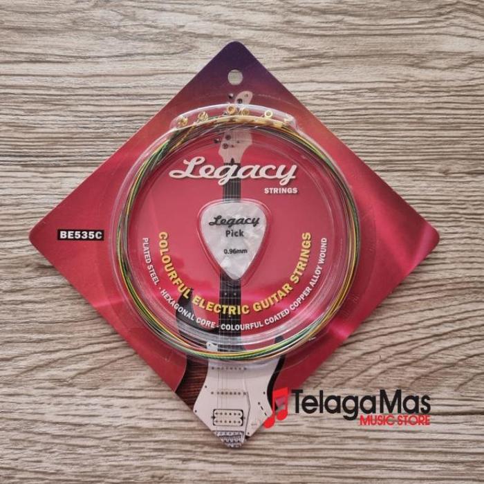 Gambar senar gitar elektrik warna legacy BE535C original dari Taurusshop abdi undefined Tokopedia