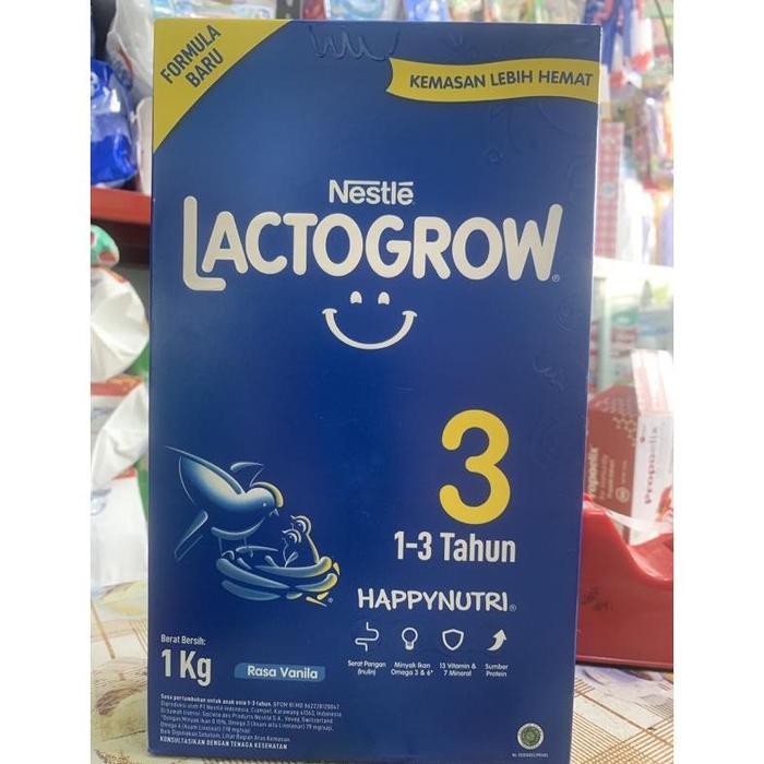 Gambar Nestlé Lactogrow 3 - Happynutri Vanilla Susu Pertumbuhan Anak 1-3 dari BerkahIbu Storee undefined Tokopedia