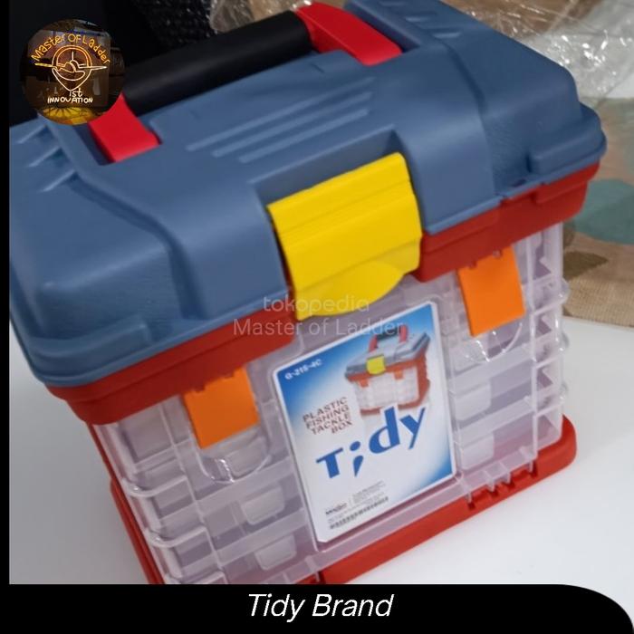 Gambar Kotak Perkakas Plastik 4 Organizer Krisbow Tool Box Tamiya - Orange dari Master of Ladder undefined Tokopedia