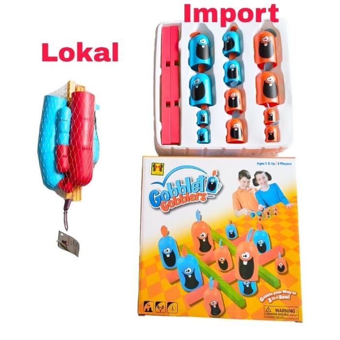 Gambar Mainan Board Game Edukasi Strategy Tic TacToe Gobblet Gobblers - IMPORT dari Fortunetoys undefined Tokopedia