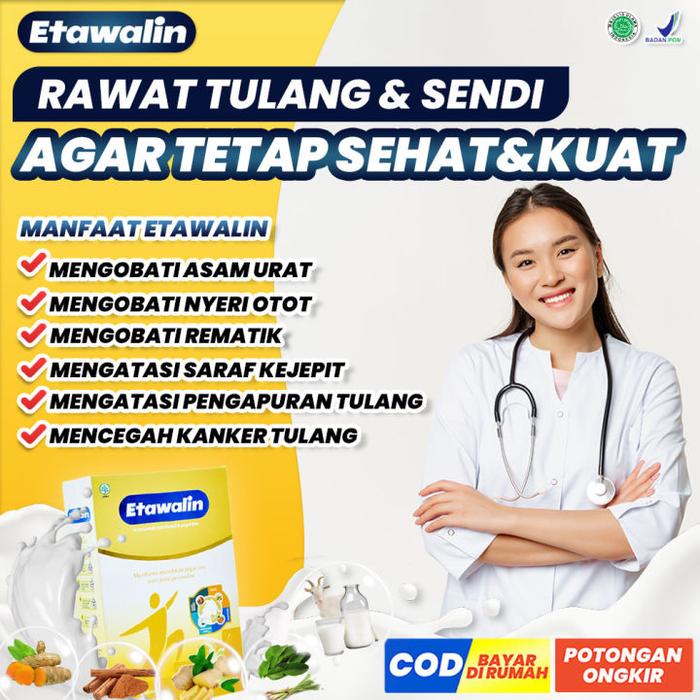 Gambar ETAWALIN - SUSU ETAWA MEMBANTU MENGATASI NYERI SENDI PEGEL LINU BPOM dari Madu Biopol undefined Tokopedia
