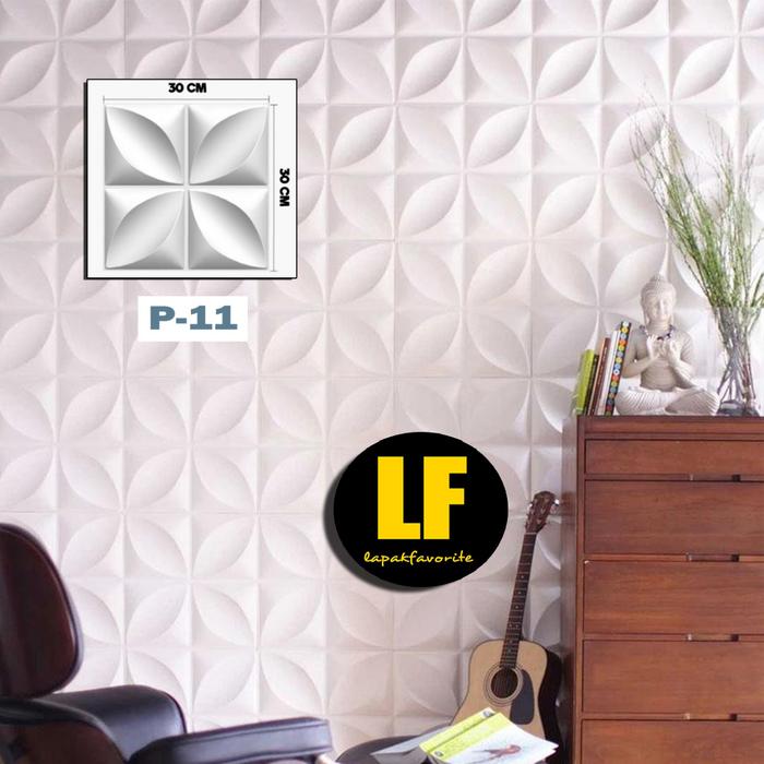 Gambar LF WallPanel 3D PVC Wallpaper Dekorasi 30cmx30cm Dan 50cmx50cm dari lapakfavorite undefined 3 Tokopedia
