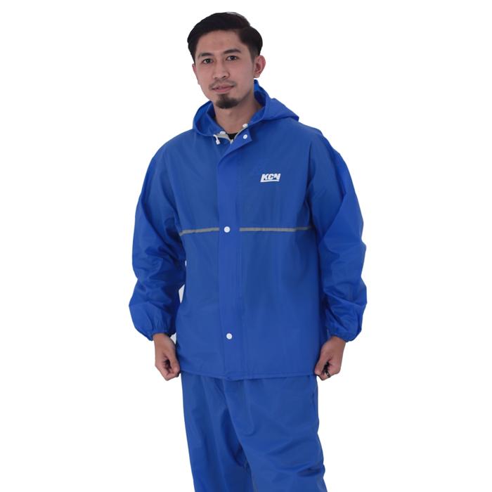 Gambar Jas Hujan KCN Sealing Press Pria Wanita Bonus Pouch Setelan Biru - Elektrik dari KHN Store undefined Tokopedia