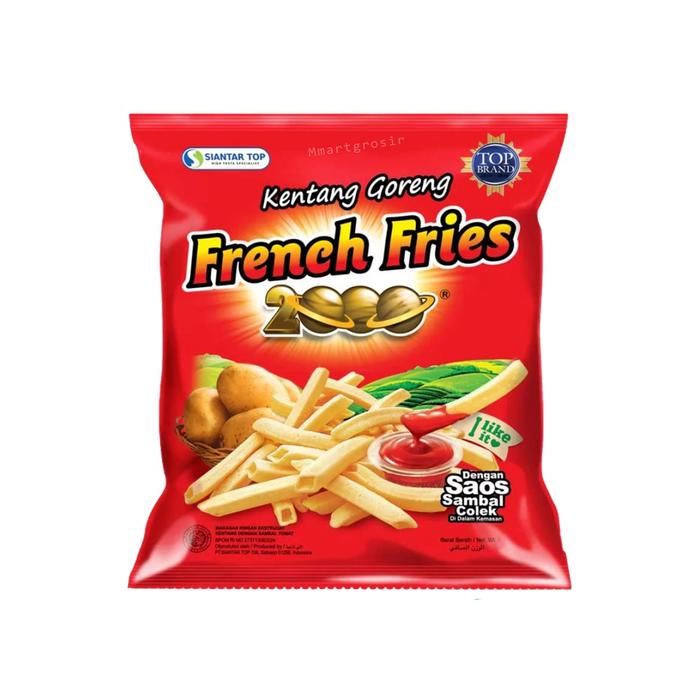 Gambar French Fries 2000 / Snack kentang Goreng / Snack Ringan Potato - 24GR dari mmmartgrosir undefined Tokopedia